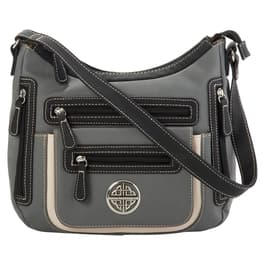 Giani Bernini Faux Leather Black Shoulder Handbag Purse: 24 Strap -  clothing & accessories - by owner - apparel sale