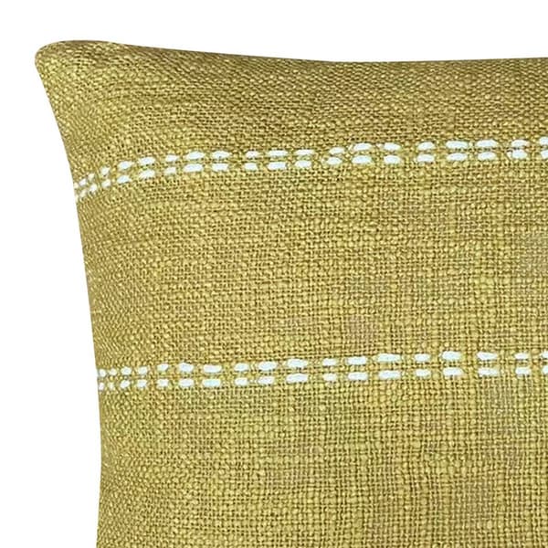 Harper Loft Melba Cotton Wheat Decorative Throw Pillow - 18x18