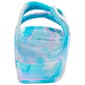 Big Girls Capelli&#174; New York Double Strap Tie Dye Slide Sandals - image 3