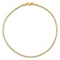 Mens Gold Classics&#40;tm&#41; 1.5mm. 14k Diamond Cut Light Rope Bracelet - image 1