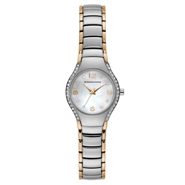 Womens BCBGMAXAZRIA Silver/Gold Watch - BG50995007 - image 