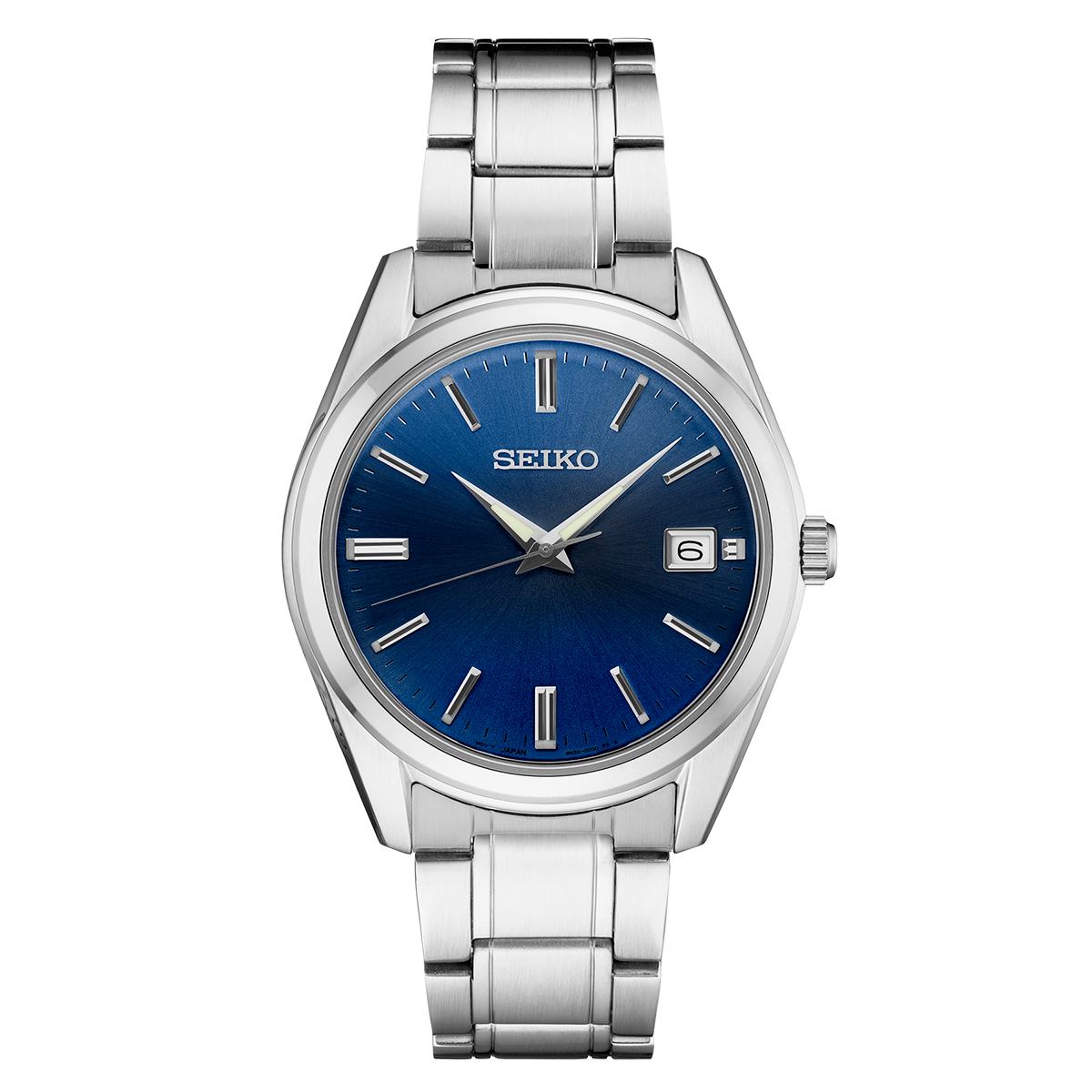 Mens Seiko Essentials Stainless Steel Watch - SUR309