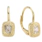 Athra 14kt. Gold Over Brass CZ Drop Earrings - image 1