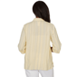 Petite Alfred Dunner Out Of The Blue Embroidered Daisy Blouse - image 2