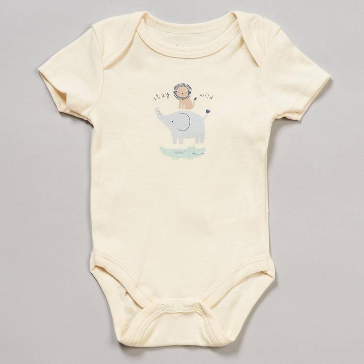 Baby Boy (NB-9M) baby views® Stay Wild Safari Bodysuit