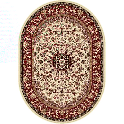 Tayse Elegance Victoria Oval Area Rug - Beige - image 