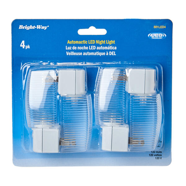 Bright-Way 4pk. Automatic LED Nightlight - image 
