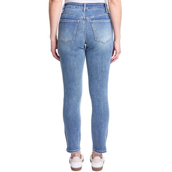 Womens Royalty Premium Straight High Rise Classic Skinny Jeans