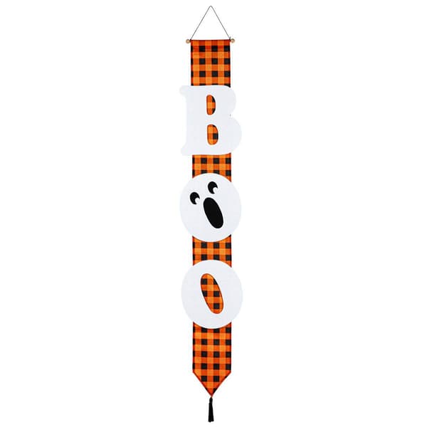 Evergreen BOO Halloween Door Banner - image 