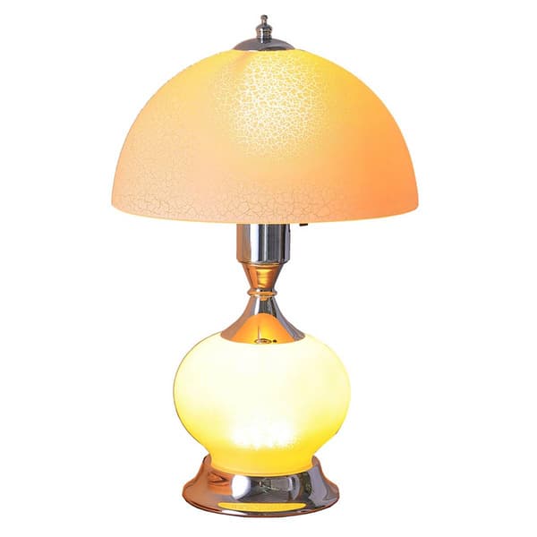 HomeRoots 24in. Pink Bedside LED Table Lamp