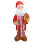 Inflatable 8ft. PJ Santa with Milk & Teddy Bear - image 1
