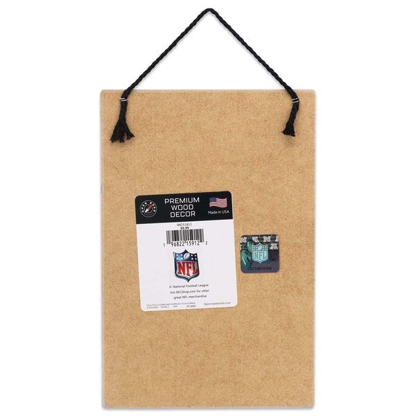 Open Road Eagles Slogan Small Hanging Wood