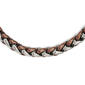 Mens Gentlemen's Classics&#40;tm&#41; Brown IP-Plated Steel Necklace - image 1