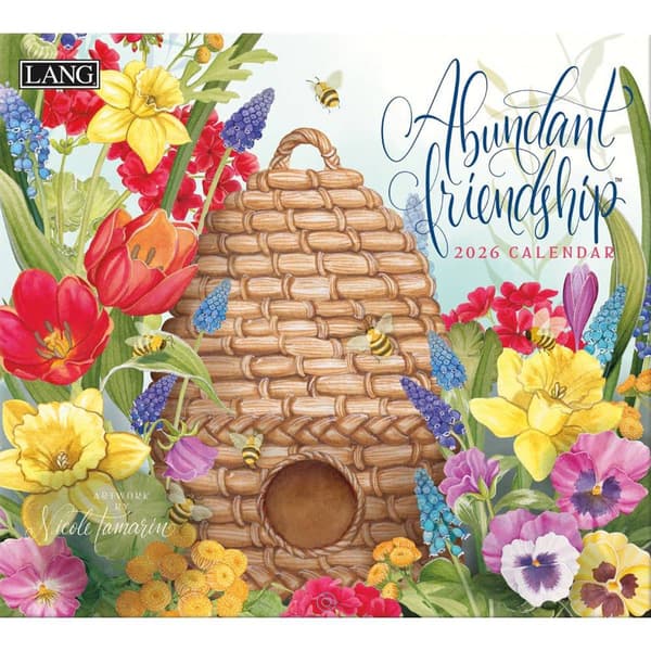 Lang(R) 2026 Abundant Friendship Wall Calendar