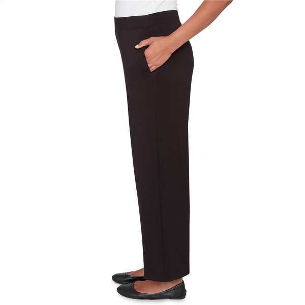 Womens Alfred Dunner Seville Pull-On Wide Leg Casual Pants