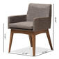 Baxton Studio Nexus Arm Set of 2 Chairs - image 7