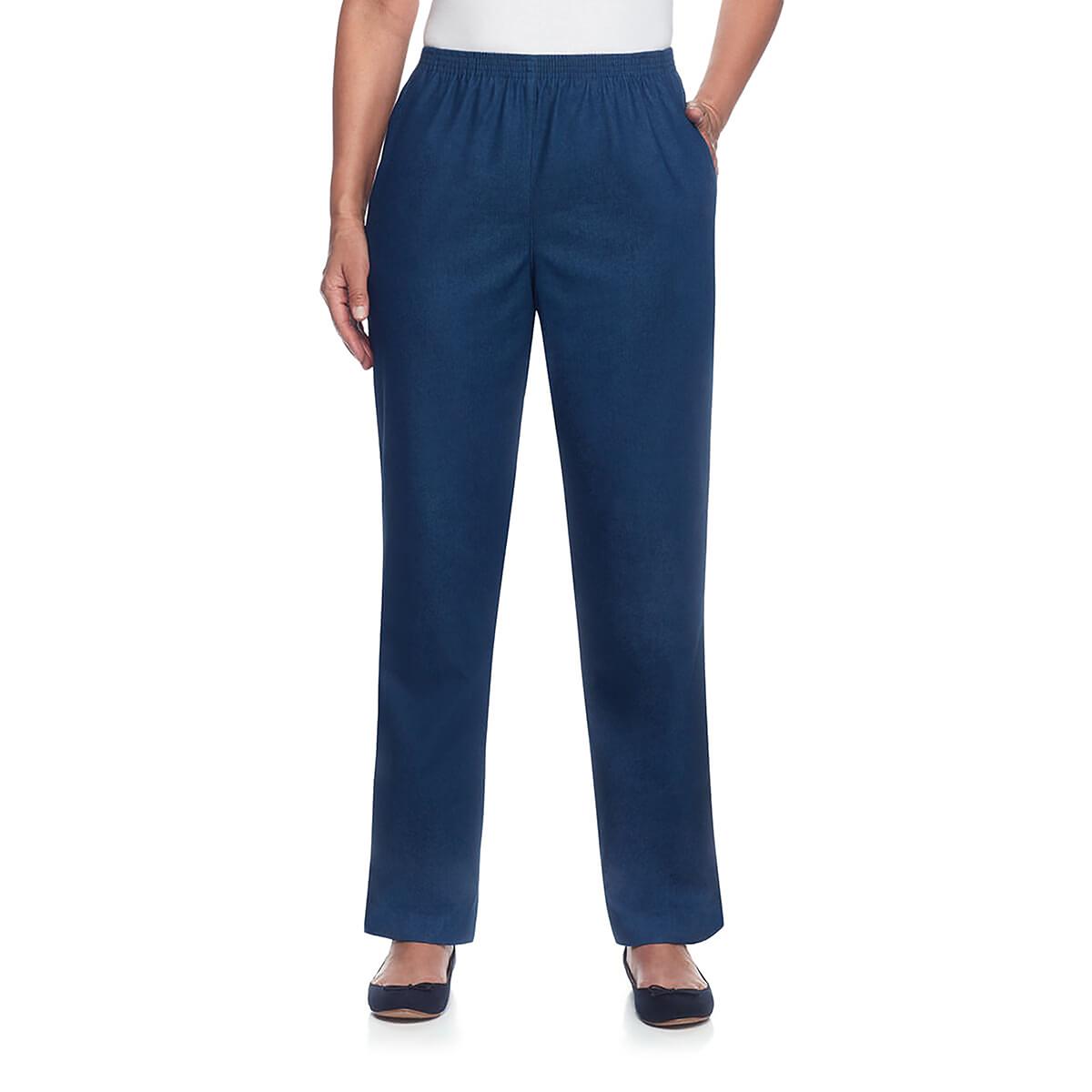 Open Video Modal for Petites Alfred Dunner Classics Denim Pants - Short