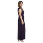 Petite Connected Apparel Sleeveless Eyelash Top Maxi Dress - image 4