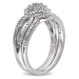 Loveblooms™ Round 1/7ctw. Diamonds Bridal Ring Set