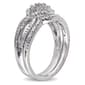 Loveblooms™ Round 1/7ctw. Diamonds Bridal Ring Set - image 2