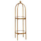 9th & Pike&#40;R&#41; Arched Antique Gold Metal Framed Shelf - image 1