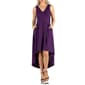 Womens 24/7 Comfort Apparel Fit & Flare Hi Low Dress - image 2