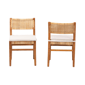 bali & pari Chatura Mahogany Wood 2pc. Dining Side Chair Set - image 2