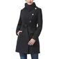 Womens BGSD Hooded Wool Trench Coat - image 2