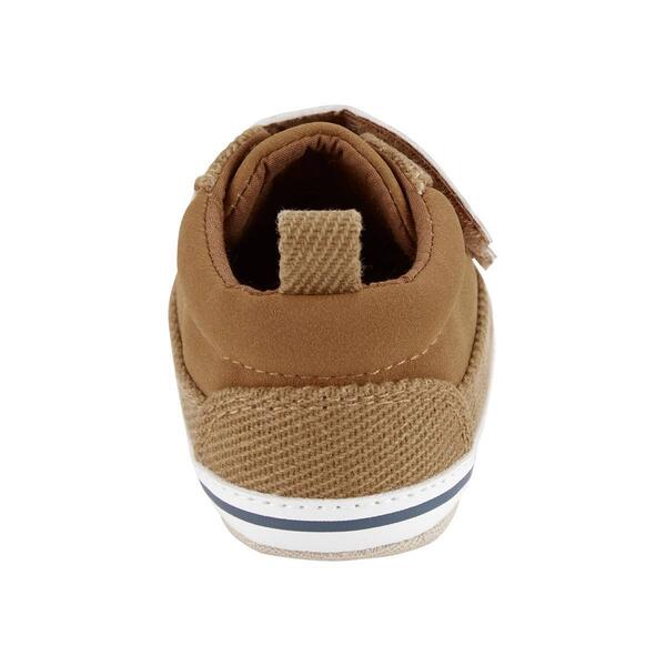Baby Unisex &#40;NB-12M&#41; Carter&#8217;s&#174; Tan Canvas Crib Sneakers