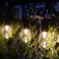Alpine 10pc Vintage Edison Bulb String Lights w/ Timer & LEDs - image 9