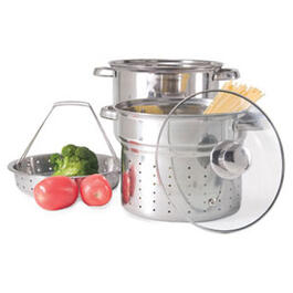 Healthy Living by Select Home 12qt. Stockpot/Steamer 4pc. Set