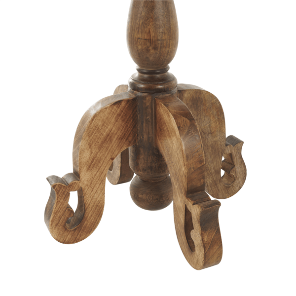 9th & Pike® Traditional Brown Mango Wood Accent Table