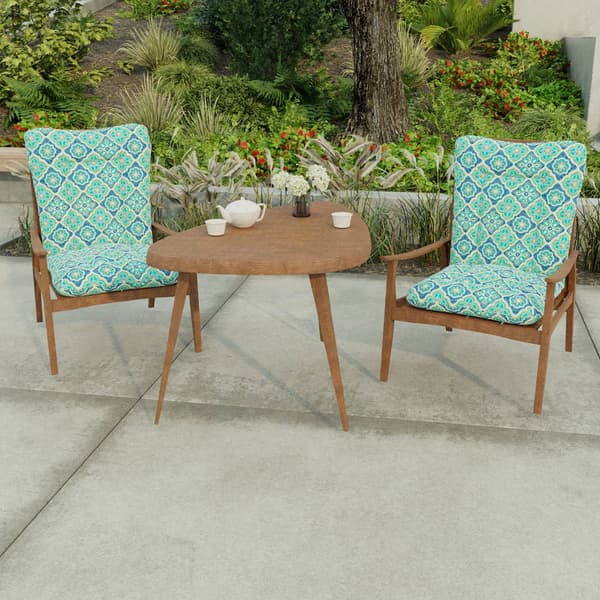 Jordan Manufacturing Adonis Medallion High Back Chair Cushion