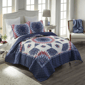 Donna Sharp Bluefield Star Quilt Set - image 1