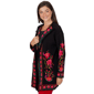 Petite Ruby Rd. Mysterious Romance Floral Jacquard Cardigan - image 3