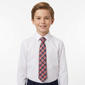 Boys (8-20) Bill Blass Plaid Tie - Orange - image 2