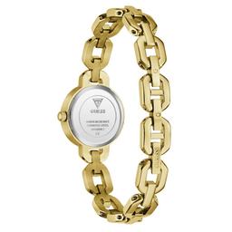 Womens Guess Gold-Tone Blue Dial Analog Watch - GW1019L2