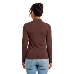 Juniors Lily & Lace Long Sleeve Funnel Neck Top