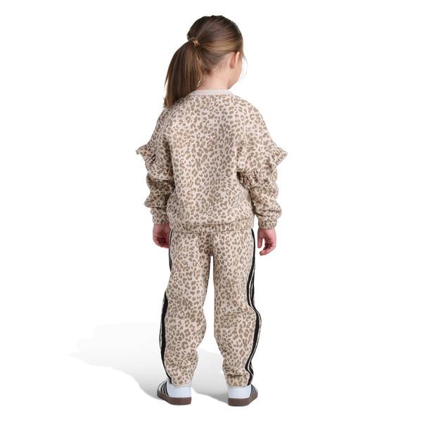 Girls (4-6x) adidas® Leopard Flutter Sleeve Top & Barrel Pants