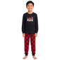 Boys OurFamJam Long Sleeve Penguin Family Joggers Pajama Set - image 1