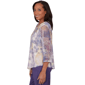 Womens Alfred Dunner Grand Bazaar Stained Glass Mesh Blouse - image 4