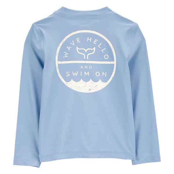 Toddler Boy Carter''s&#174; 2pc. Wave Hello Rash Guard Swim Set