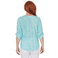 Womens Skye''s The Limit Soft Side Floral 3/4 Sleeve Blouse - image 2