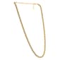 Design Collection 16in. Two-Tone Twisted Rope Chain Necklace - image 2