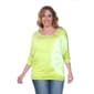 Plus Size White Mark Tie Dye Tee - Green - image 1