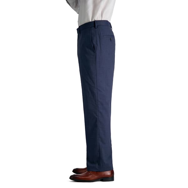 Mens Haggar® Blue Heather Shark Pants