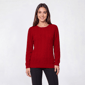 Petite Napa Valley Long Sleeve Cable Knit Front Sweater - image 13