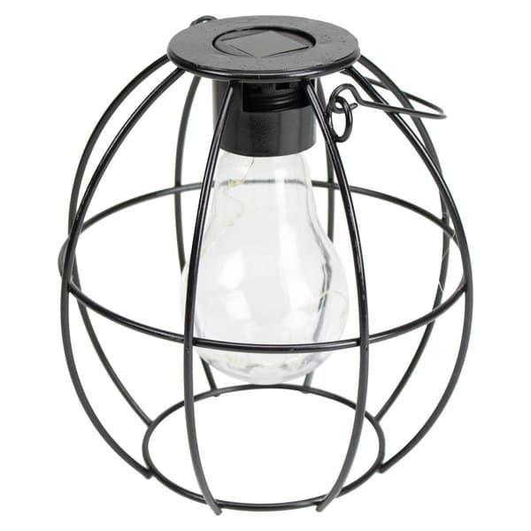 Northlight Seasonal 6in. Geometric Outdoor Solar Lantern