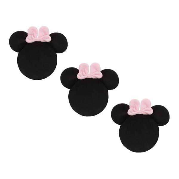 Disney Minnie Mouse Plush Wall Decor - Set of 3 - image 