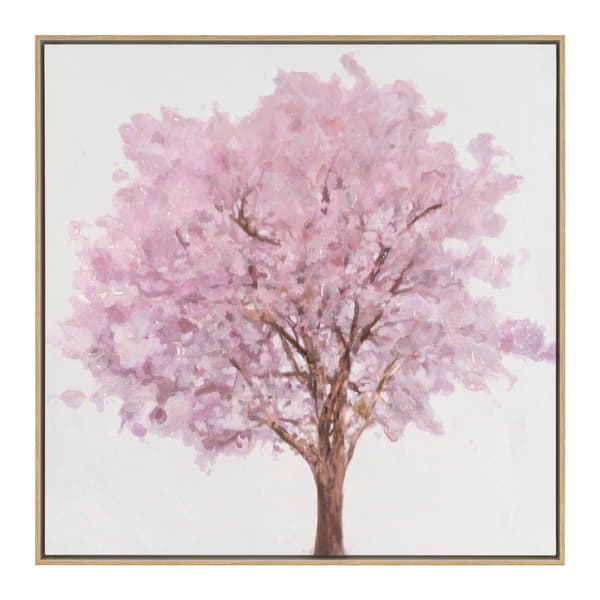 Artisan Home Blush Tree Landscape Canvas Wall Decor - image 